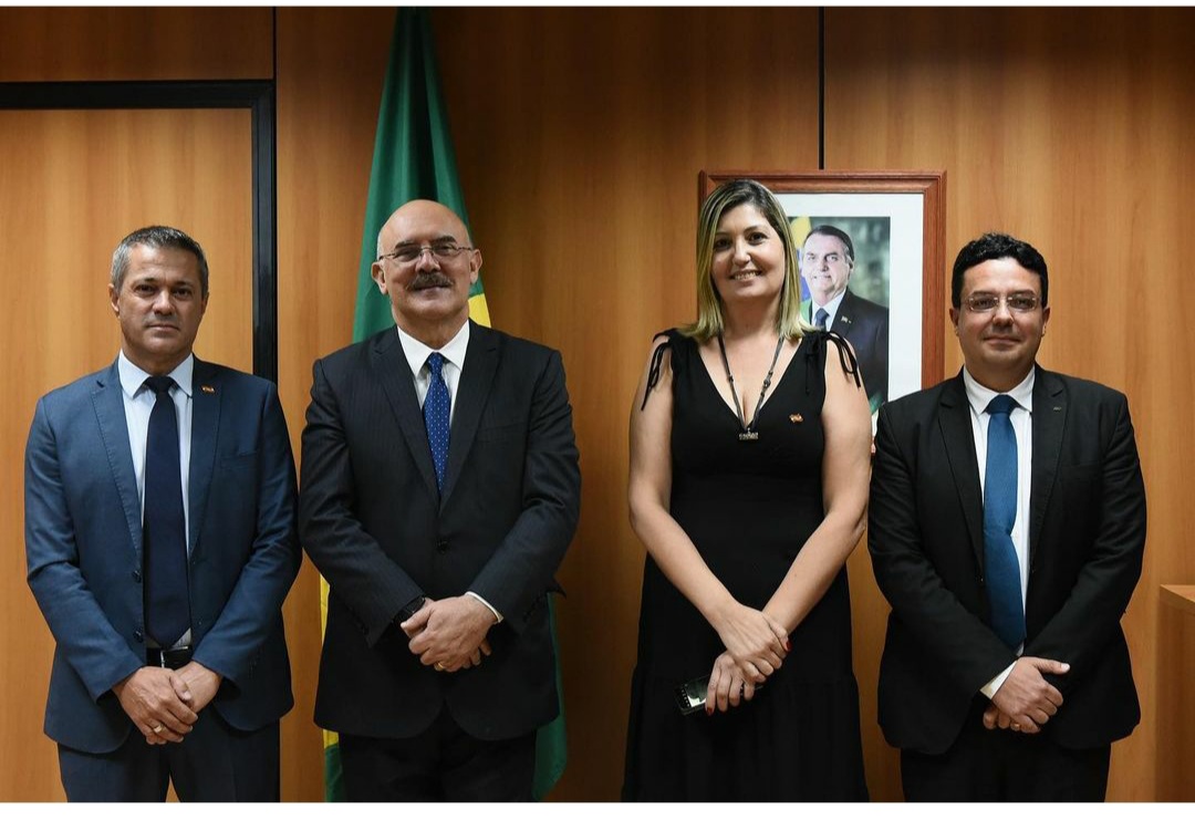 visita ao Ministério da  Educação.