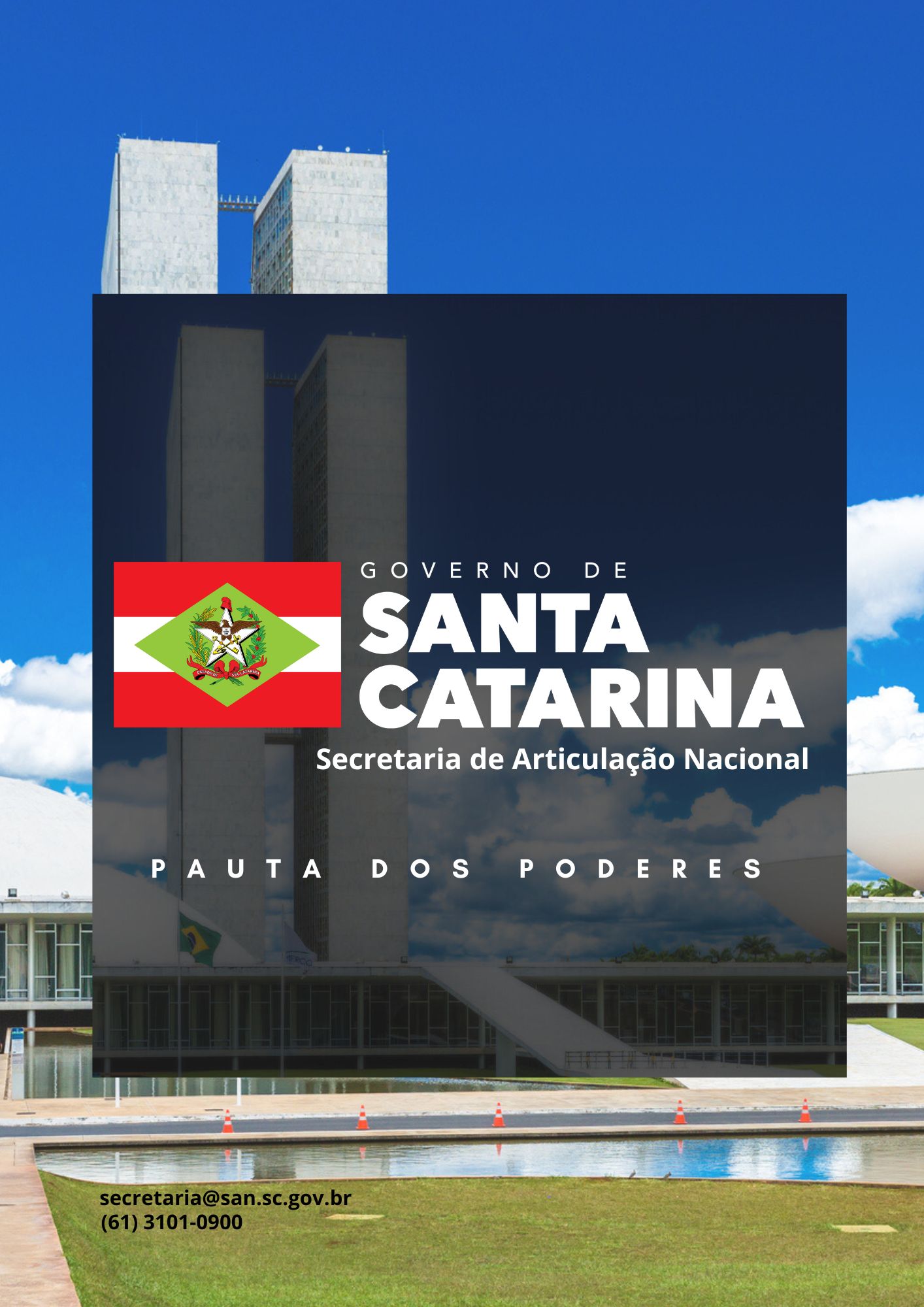 SAN lança informativo com a pauta semanal de Brasília